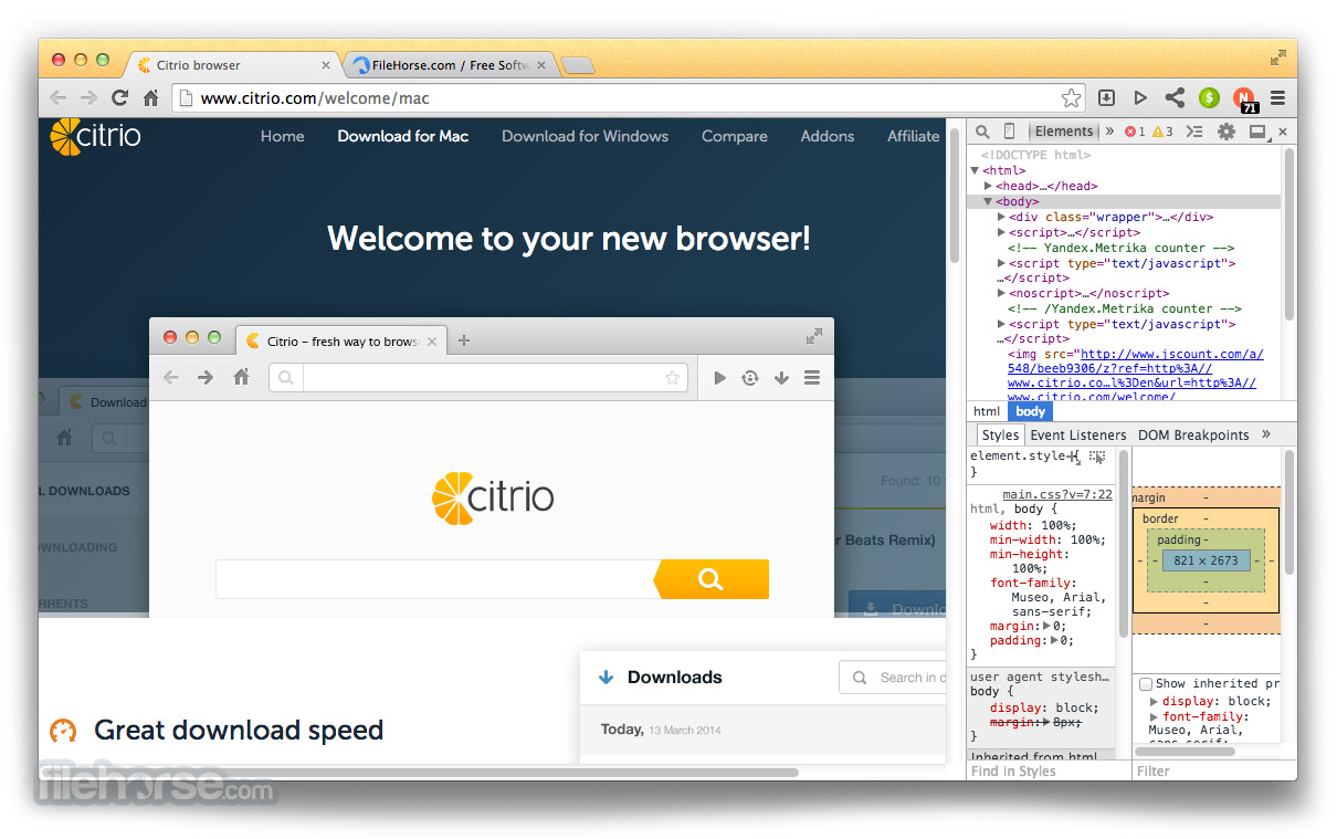 Download Citrio 44.0.2403.264 For Mac